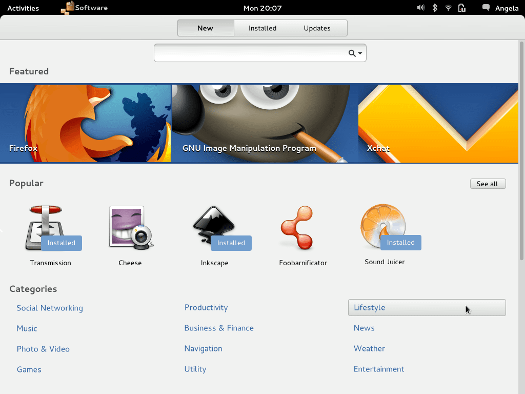 Gnome Software en Ubuntu