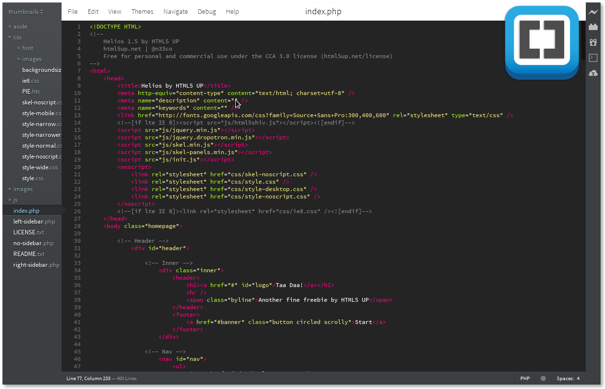 brackets coding software