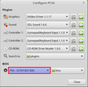 pcsx reloaded bios and plugins