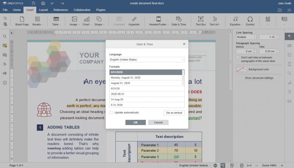 ONLYOFFICE lanza la versión 6.0 de sus editores en línea bajo un nuevo nombre